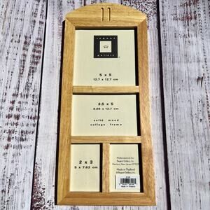 Wood Collage Photo Wall or Table Frame New In Box